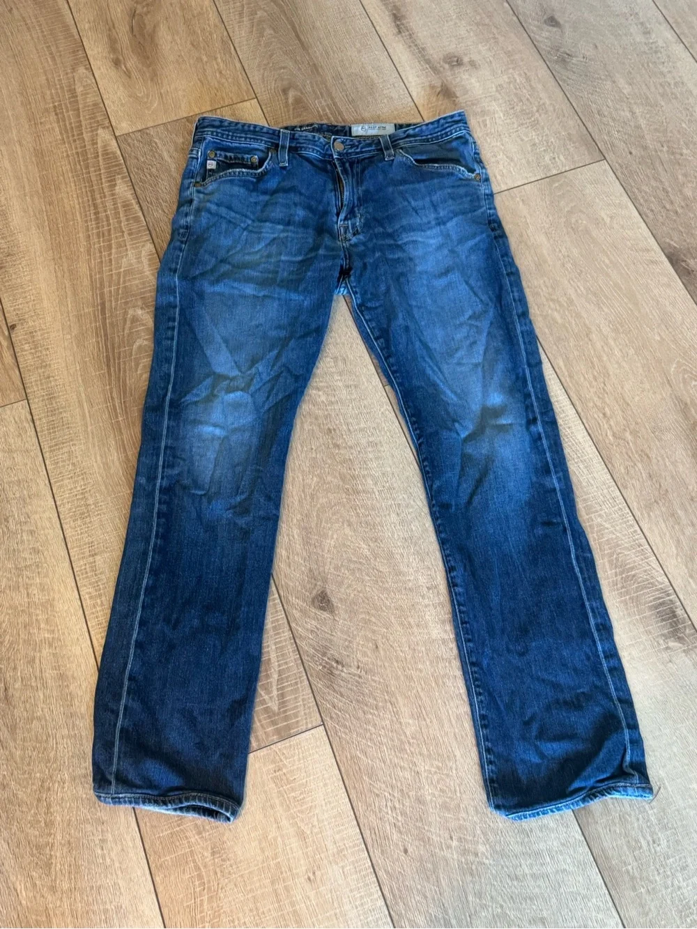 Ag Adriano Goldschmied Men's Indigo Straight Jeans
